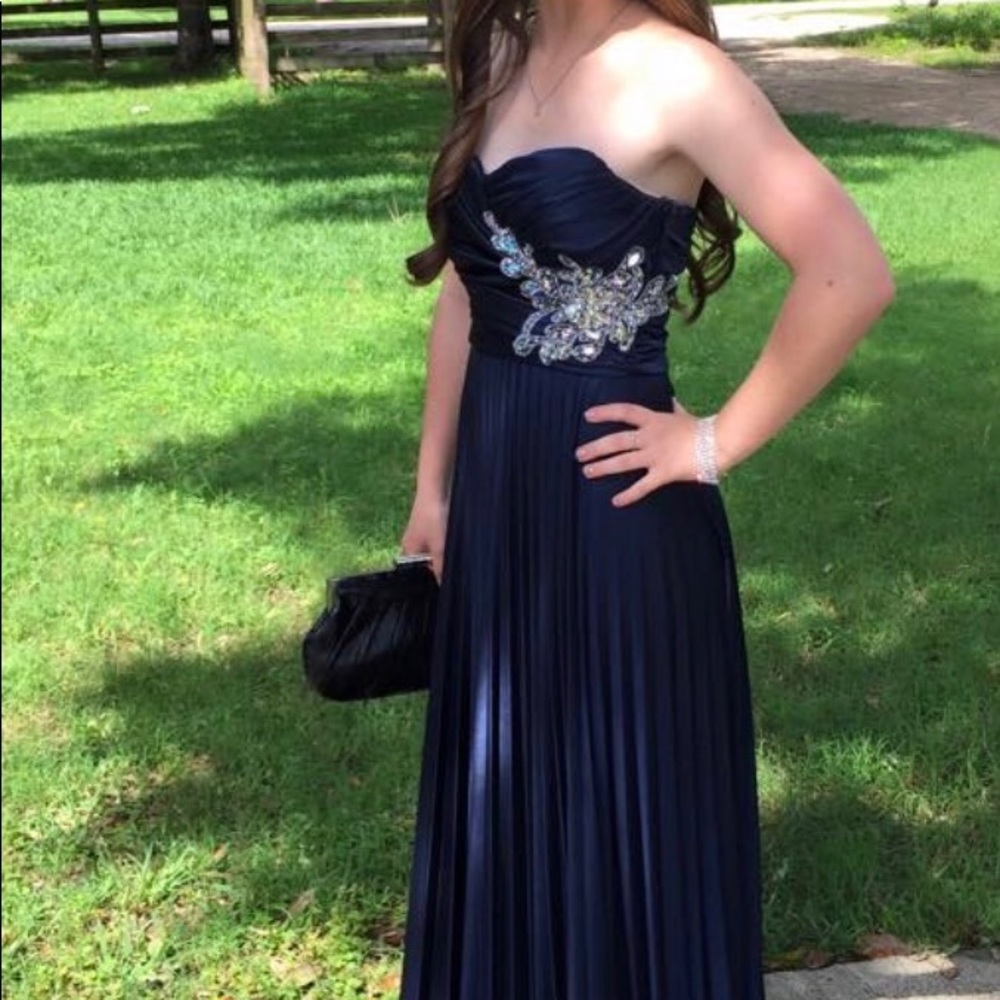 Blue prom/formal dress